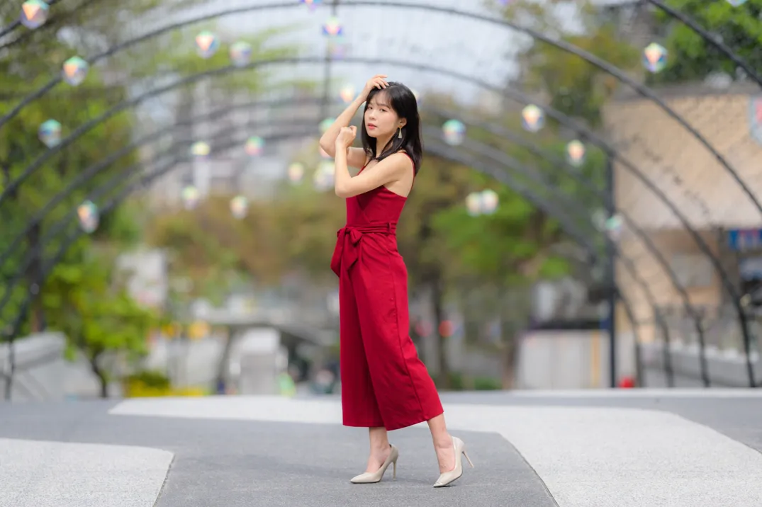 [Mzsock] NO.217 YoYo elegant jumpsuit with high heels street photography#[105P]-57